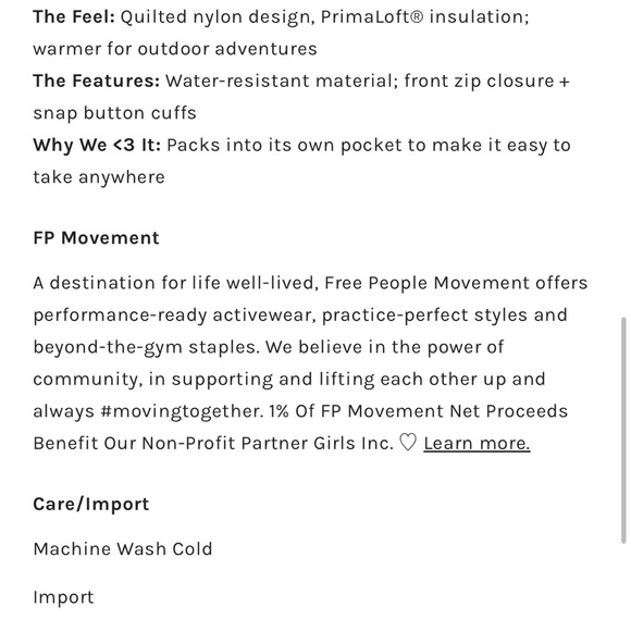 Free People Pippa Packable Puffer Jacket NWT - Cerulean Blue size XS - Picture 10 of 12